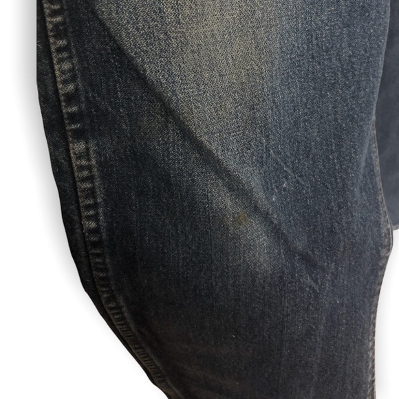 WRANGLER Jeans Men's Size 36x32 Blue Vintage 47MWZ Distressed Regular Fit - Picture 6 of 8